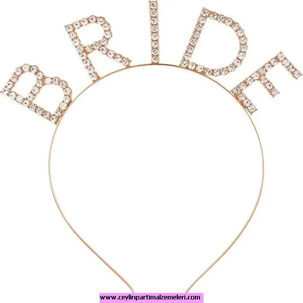 Bride Taşlı Lüks Taç